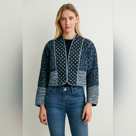 Beautiful reversible jacket oversized - Picture 2 of 14